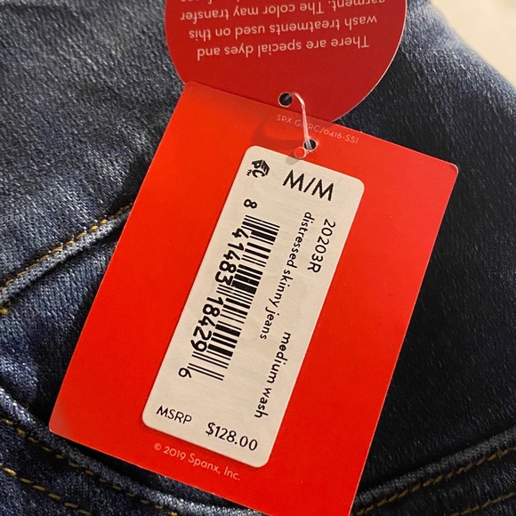 Spanx Distressed Skinny Jeans/Jeggings - Picture 5 of 5